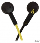 Наушники Human Friends Travel Sound Acid Black with yellow cable