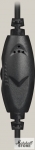 Гарнитура Defender Aura 120, 2x jack 3.5 мм, черный/зеленый (63120)