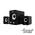 Акустика 2.1 VELTON VLT-SP105UBl, 5W+2x3W, USB, черный