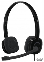 Гарнитура Logitech Stereo Headset H151, Черный (981-000589)