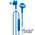 Гарнитура Honor Monster N-Tune200, mini jack 3.5 mm, синий (AM17)