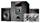 Акустика 2.1 Hyundai H-HA200, 2x12W+25W, черный